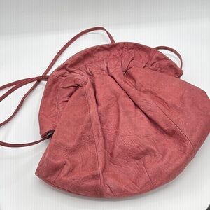 Vintage Elegant Red Women's Leather Handbag by LOPEZ CAMACHO- Super Unique!